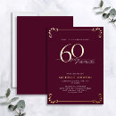 Search for 60 and fabulous sixty years invitations Modern