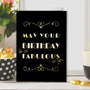 Search for art deco birthday cards Elegant