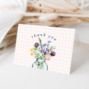 Search for pink wildflowers cards Gingham