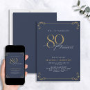Search for navy blue gold white invitations Modern