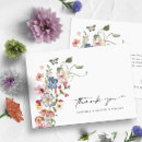 Search for vintage wedding thank you cards Watercolor floral
