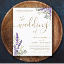 Search for lavender sage wedding invitations Watercolor