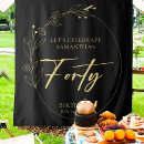 Search for 40th birthday backdrops Stylish