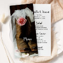 Search for cowboy wedding menus Ranch