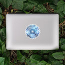 Search for flower mandala stickers blue