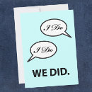 Search for we did it wedding invitations Marriage