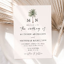 Search for boho beach wedding invitations Palm tree