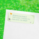 Search for golf tee return address labels Watercolor