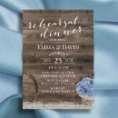 Search for blue hydrangea rehearsal dinner invitations Country