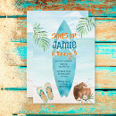 Search for surf board birthday invitations Beach