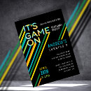 Search for laser tag birthday invitations Black