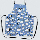 Search for animal cartoon aprons Blue