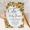 Search for clementine baby shower invitations Citrus