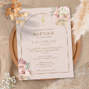 Search for pink and gold christening invitations Girl