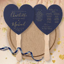 Search for royal blue and gold wedding programs Modern