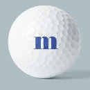 Search for monogram golf balls Typography