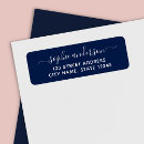 Search for cursive return address labels Black and white