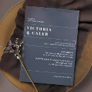 Search for royal blue and white wedding invitations Minimalist