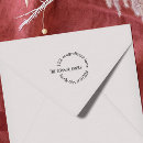 Search for unique return address rubber stamps Modern