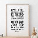 Search for strong courageous posters Joshua 1 9