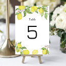 Search for lemon table cards Floral