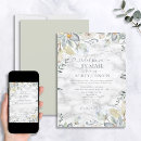 Search for marble bridal shower invitations Elegant