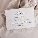 Search for romance rsvp cards Black and white