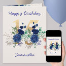 Search for royal blue birthday cards Quinceanera