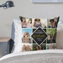 Search for black gold cushions Photo collage