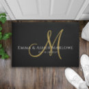 Search for newlywed doormats Initial