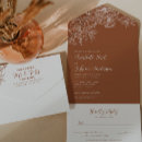 Search for copper wedding invitations White