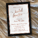 Search for black copper invitations Party