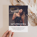 Search for seventeen birthday invitations Simple