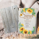Search for fall sweet 16 invitations Sunflower