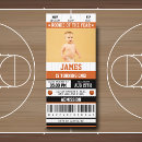 Search for basketball ticket invitations Unique