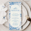 Search for bridal shower menus Blue