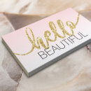 Search for hello beautiful business cards Makeup artist