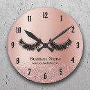 Search for eyelash clocks Rose gold