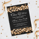 Search for hollywood graduation invitations Gold