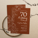 Search for autumn 70th birthday invitations Elegant