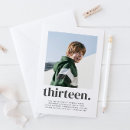 Search for 13th boys birthday invitations Modern
