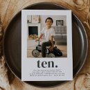 Search for ten birthday invitations Modern