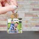 Search for baseballs square key rings Dad