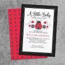 Search for ladybug baby shower invitations Cute