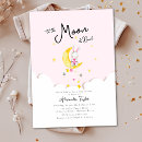 Search for to the moon and back invitations Watercolor
