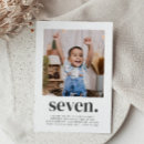 Search for boys 7th birthday invitations Simple