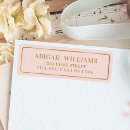 Search for graphic return address labels Blush pink