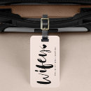 Search for love heart luggage tags Wife