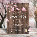 Search for vintage quinceanera invitations Floral