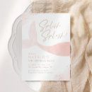 Search for splish splash invitations Pink gold